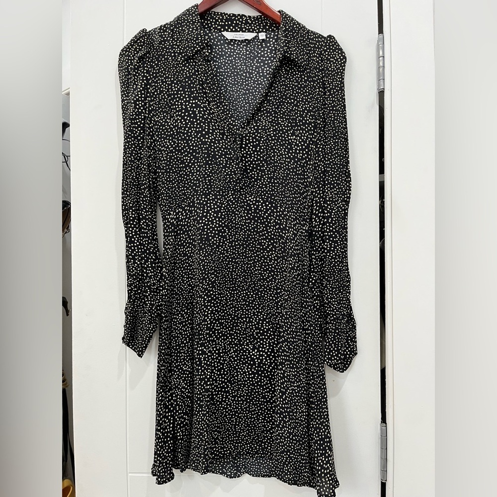 & Other Stories Black and Cream Dress
